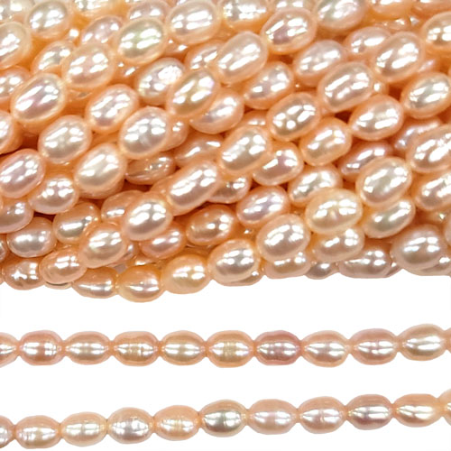 FRESHWATER PEARL RICE 4.5-5MM NATURAL PEACH